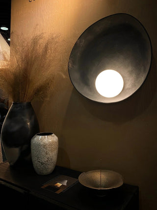 Oyster Wall Sconce - Anthracite