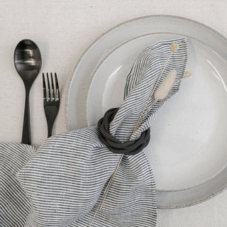 Napkin Ring | Braided | Anthracite